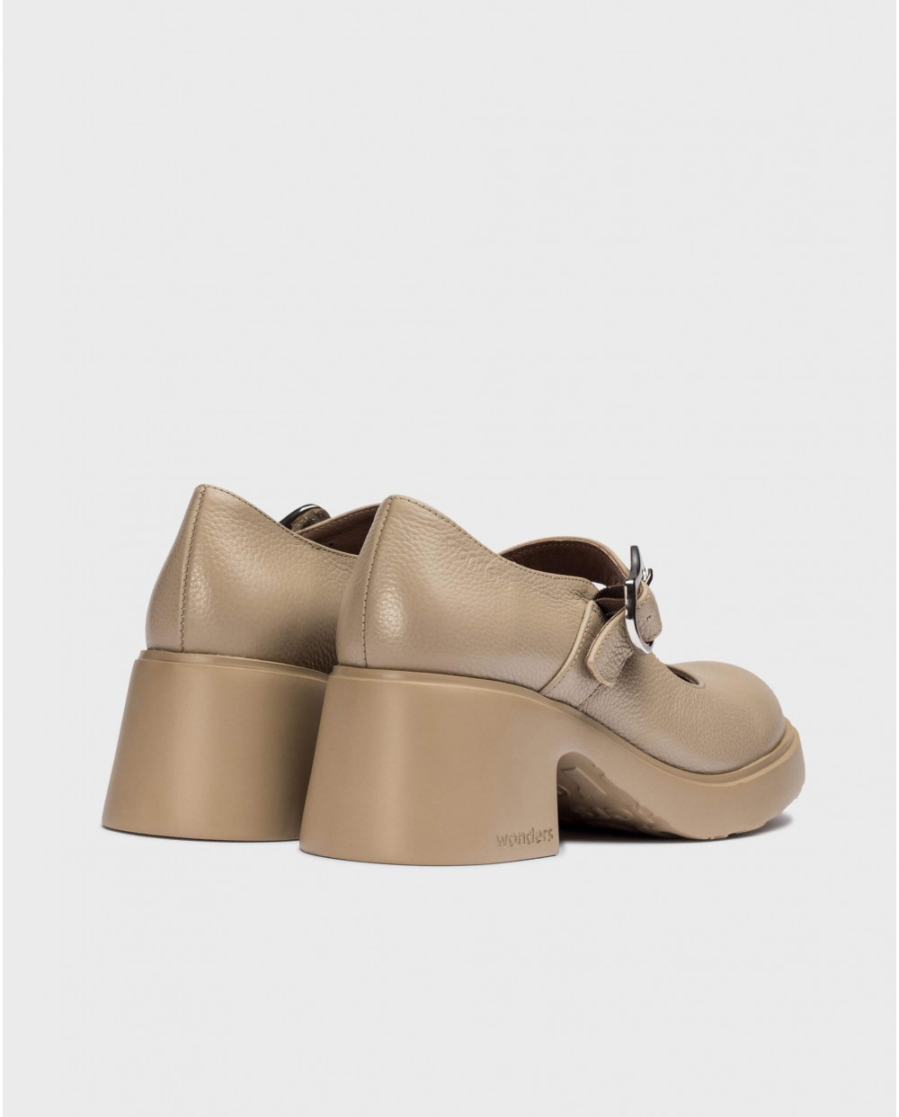 Wonders-Pre Fall 2024-Brown ROSA Mary Janes