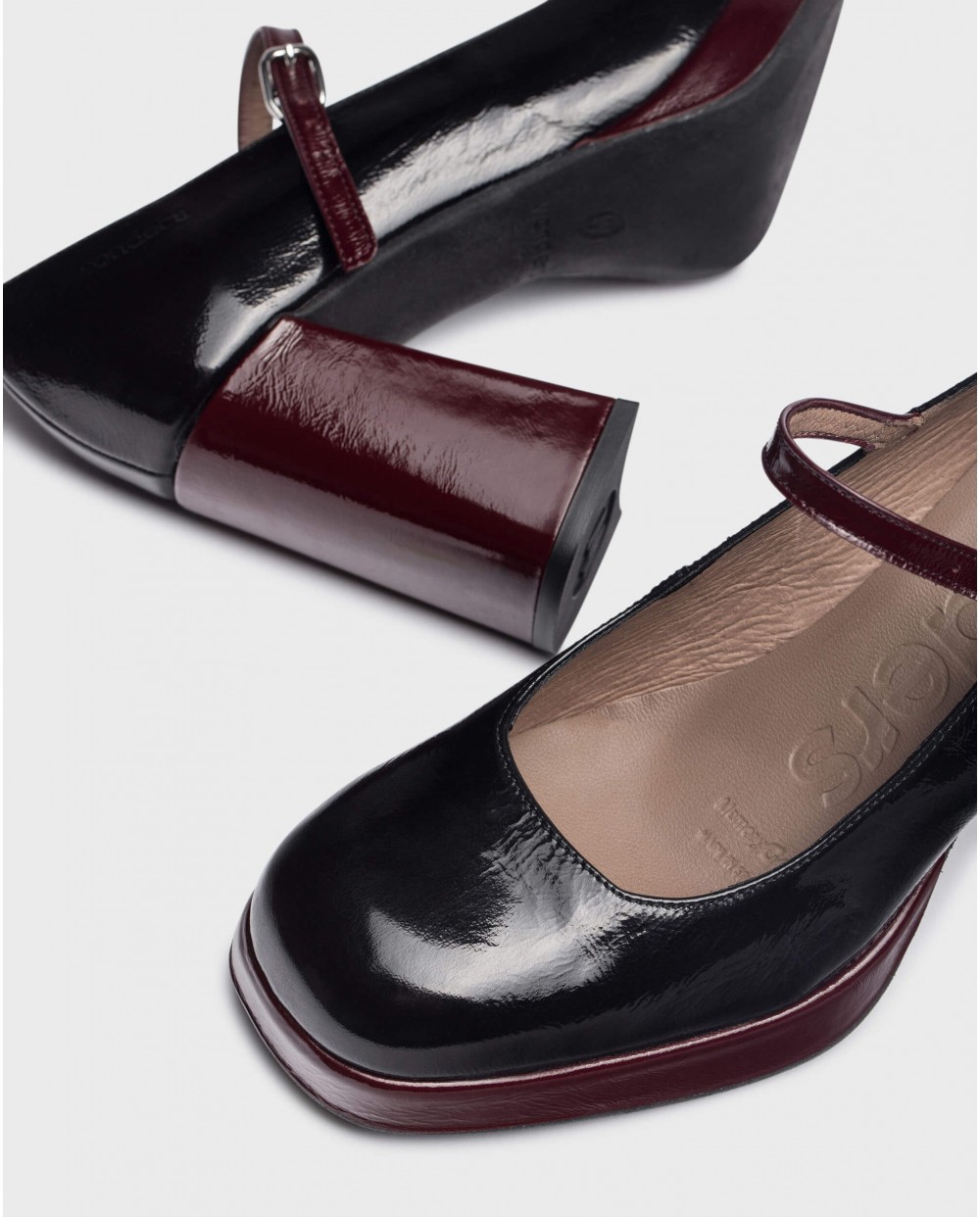 Wonders-Platforms-Bicolor KRAVITZ Mary Janes