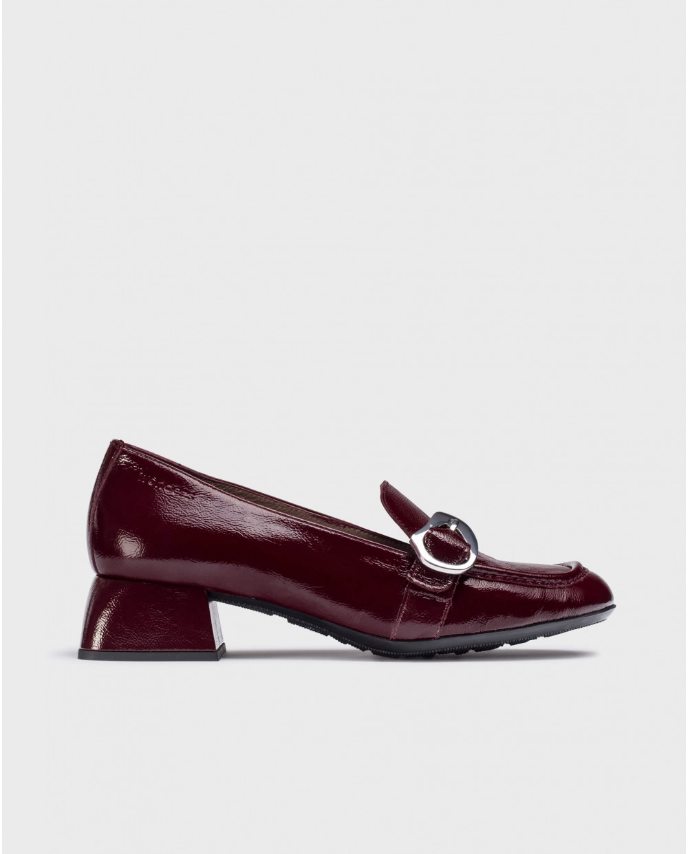 Wonders-Heels-Burgundy JAMES loafers