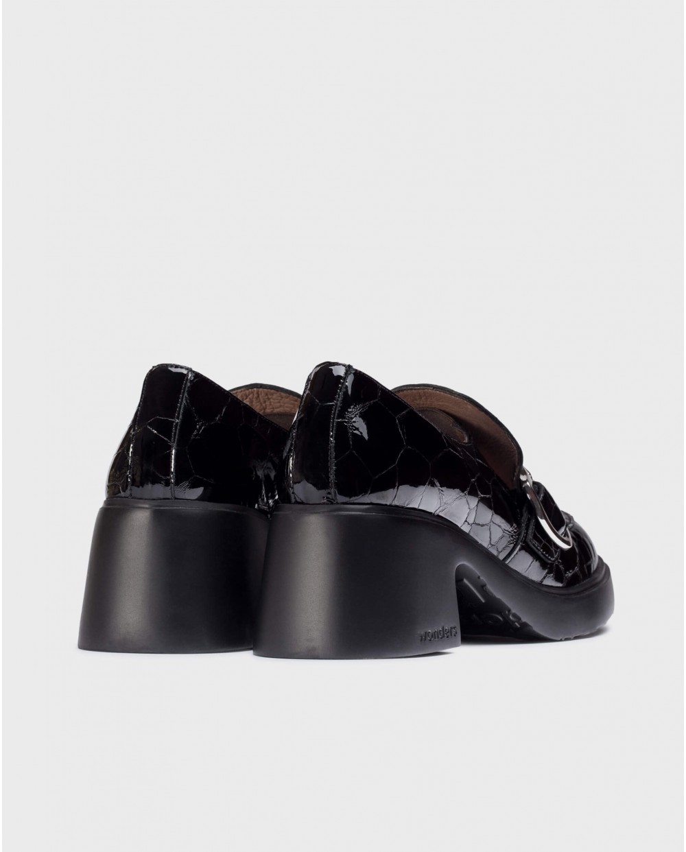 Wonders-Loafers-Black ANA loafers