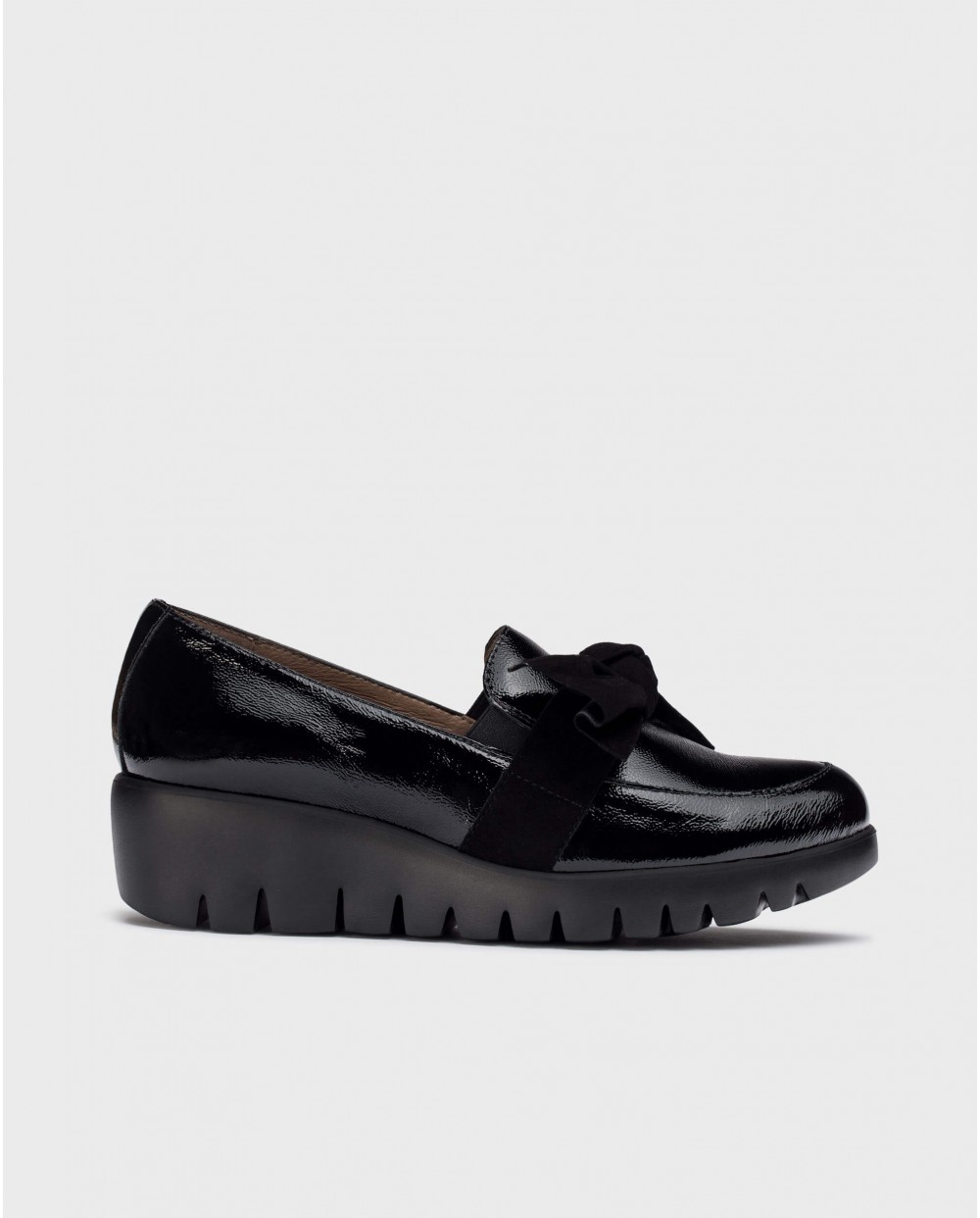 Wonders-Loafers-Black ROMEO Loafers