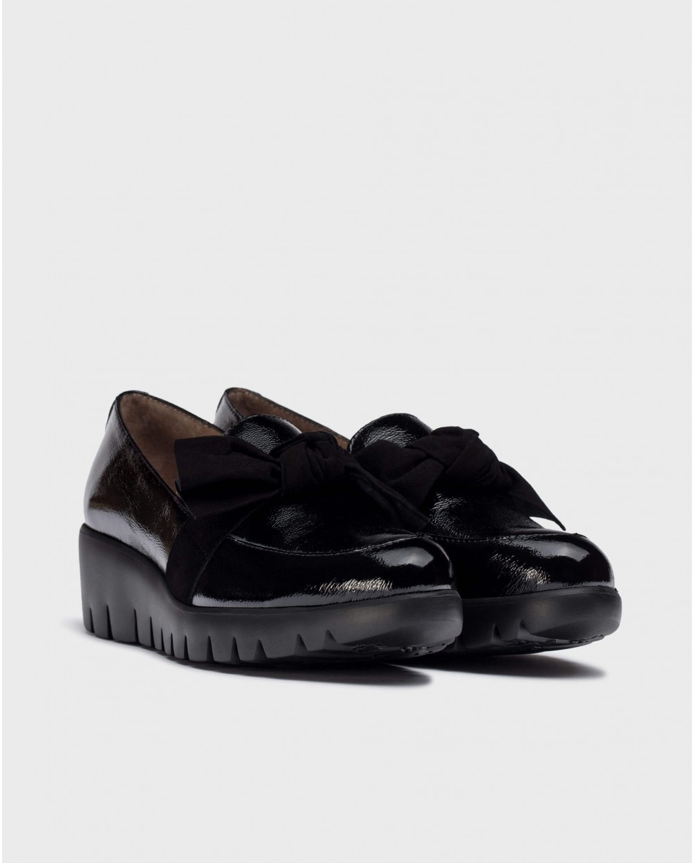 Wonders-Loafers-Black ROMEO Loafers