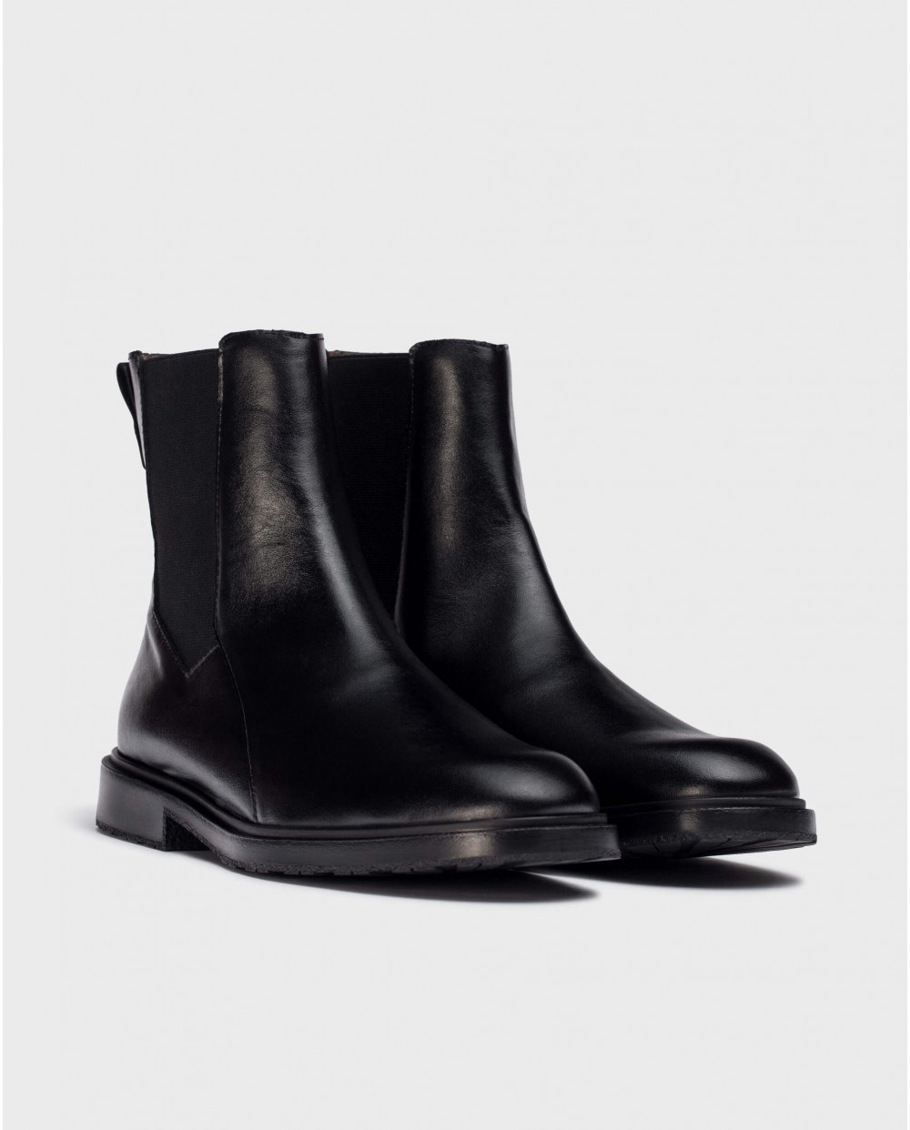 Wonders-Ankle Boots-Black SCAR Ankle boot