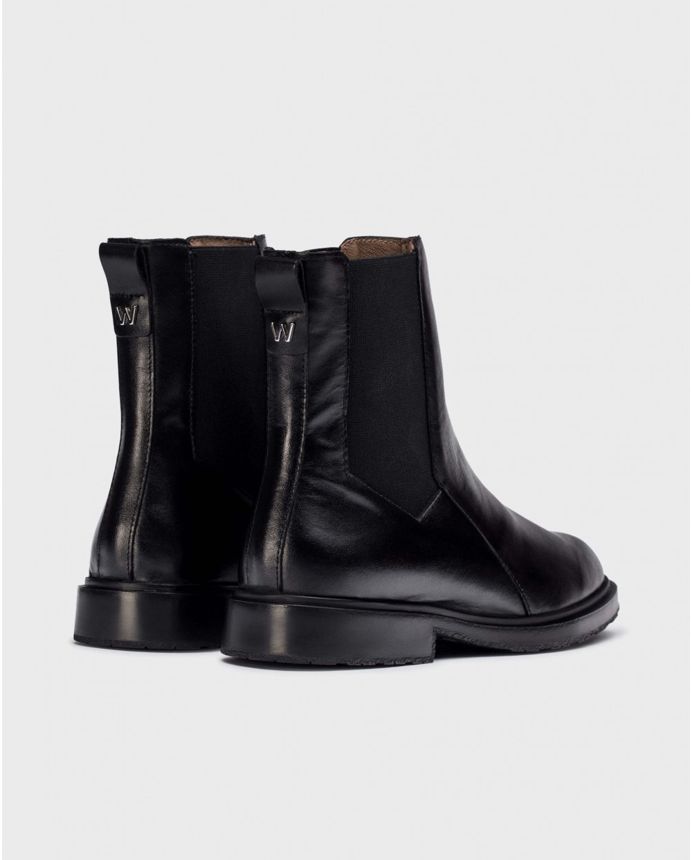 Wonders-Ankle Boots-Black SCAR Ankle boot