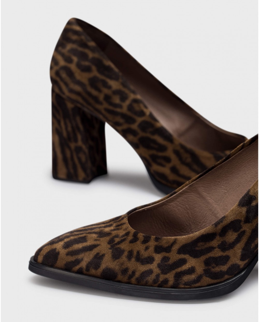 Wonders-Tacones-Zapato ICONIC Animal Print