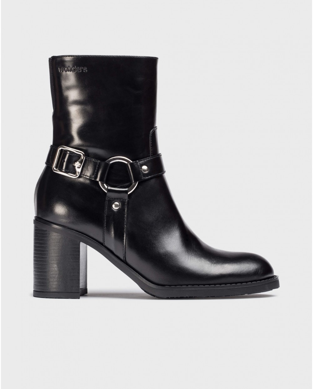 Wonders-Ankle Boots-Black STAR Ankle Boots