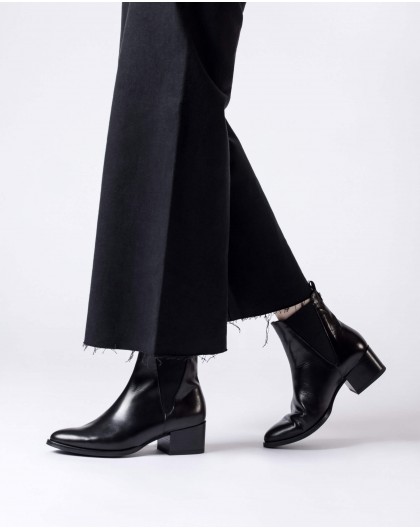 Wonders-Ankle Boots-Black BOSTON ankle boots