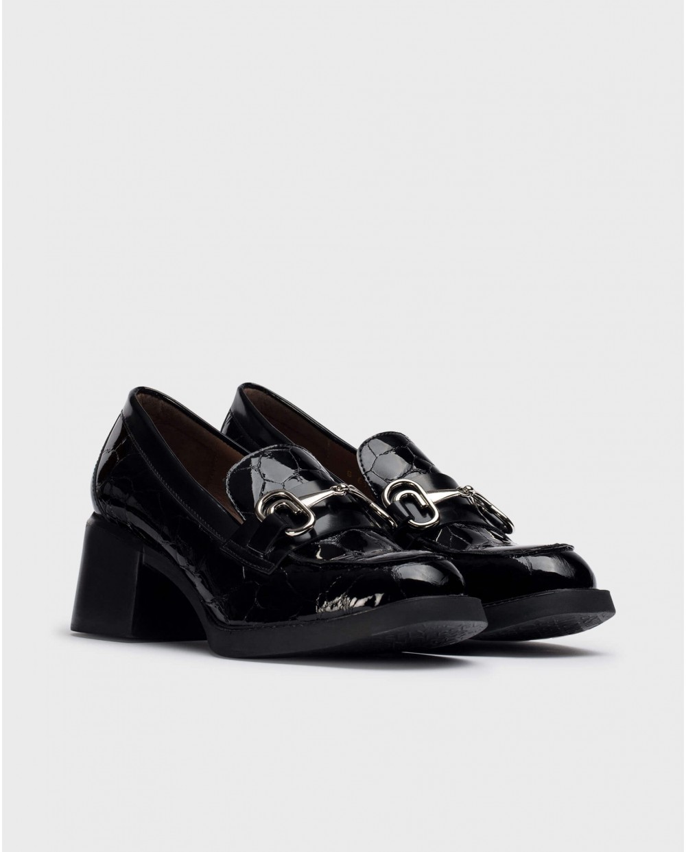 Wonders-Loafers-Black CHUCK loafers