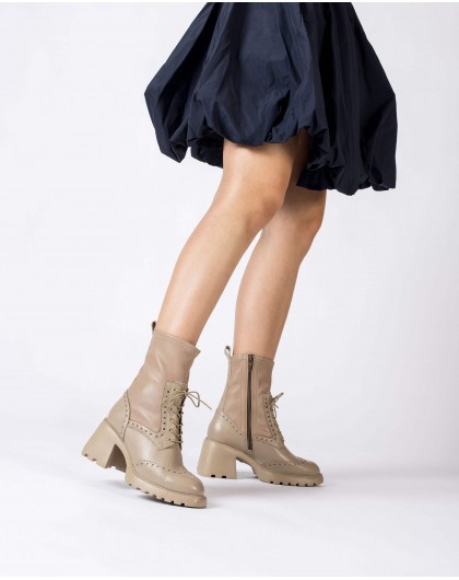 Wonders-Ankle Boots-Brown VENECIA ankle boots