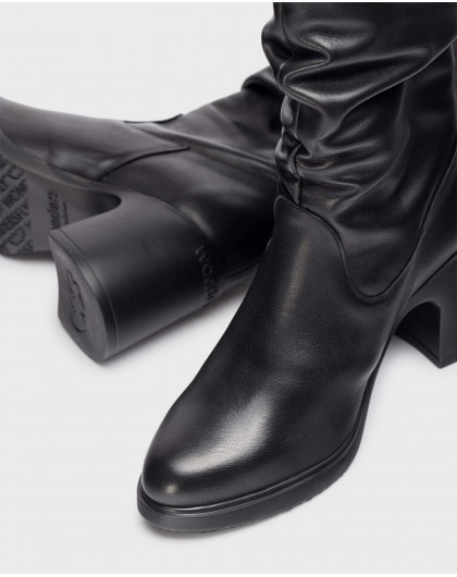 Wonders-Ankle Boots-Black BUSY Ankle Boots