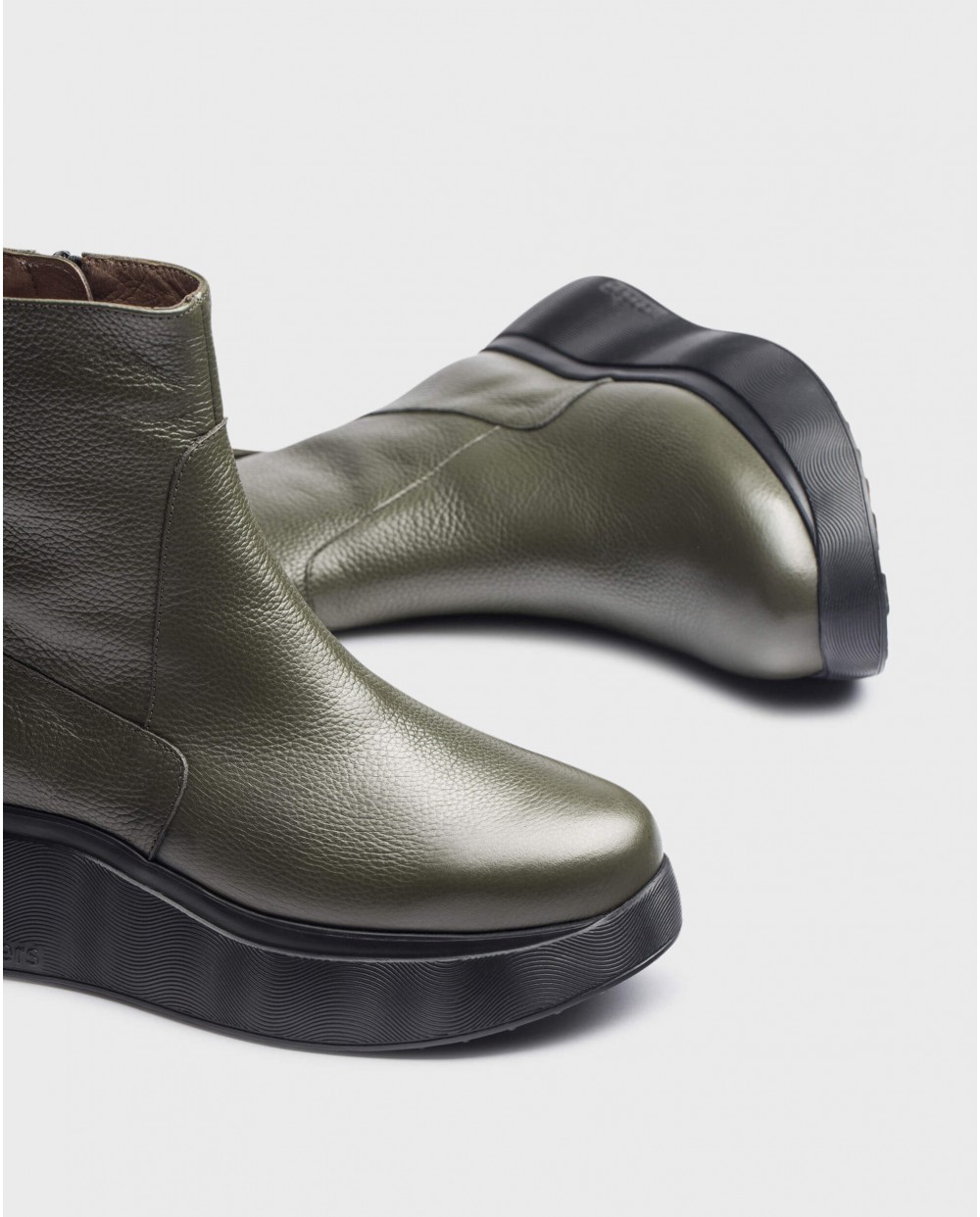 Wonders-Ankle Boots-SOFIA Green sports ankle boot