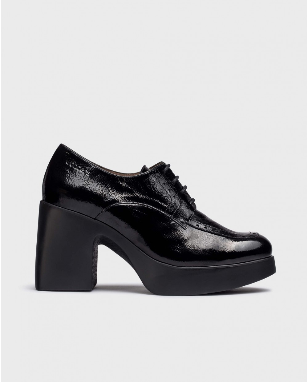 Wonders-Platforms-Black MERCEDES shoes