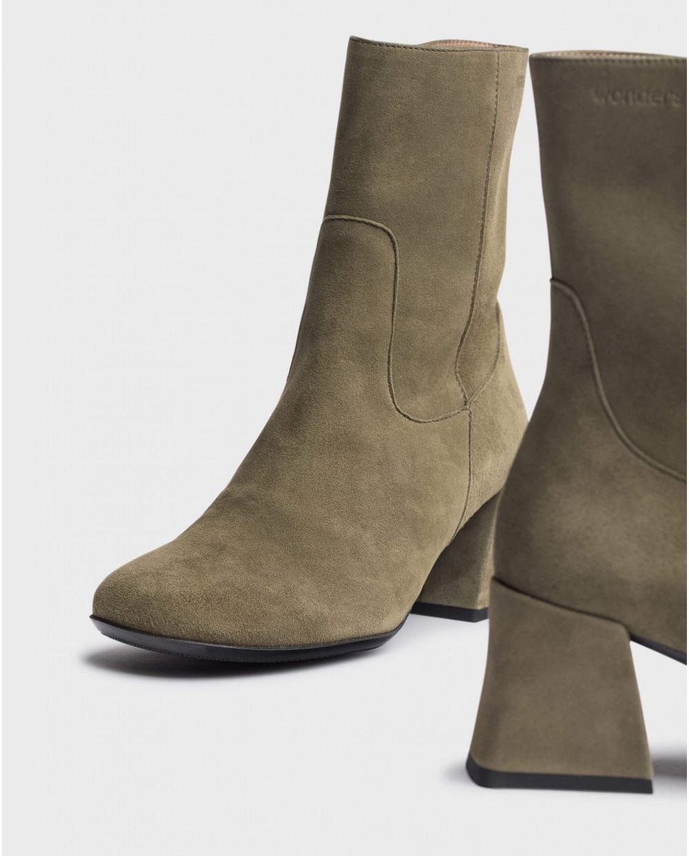 Wonders-Ankle Boots-Green MANDY Ankle Boots