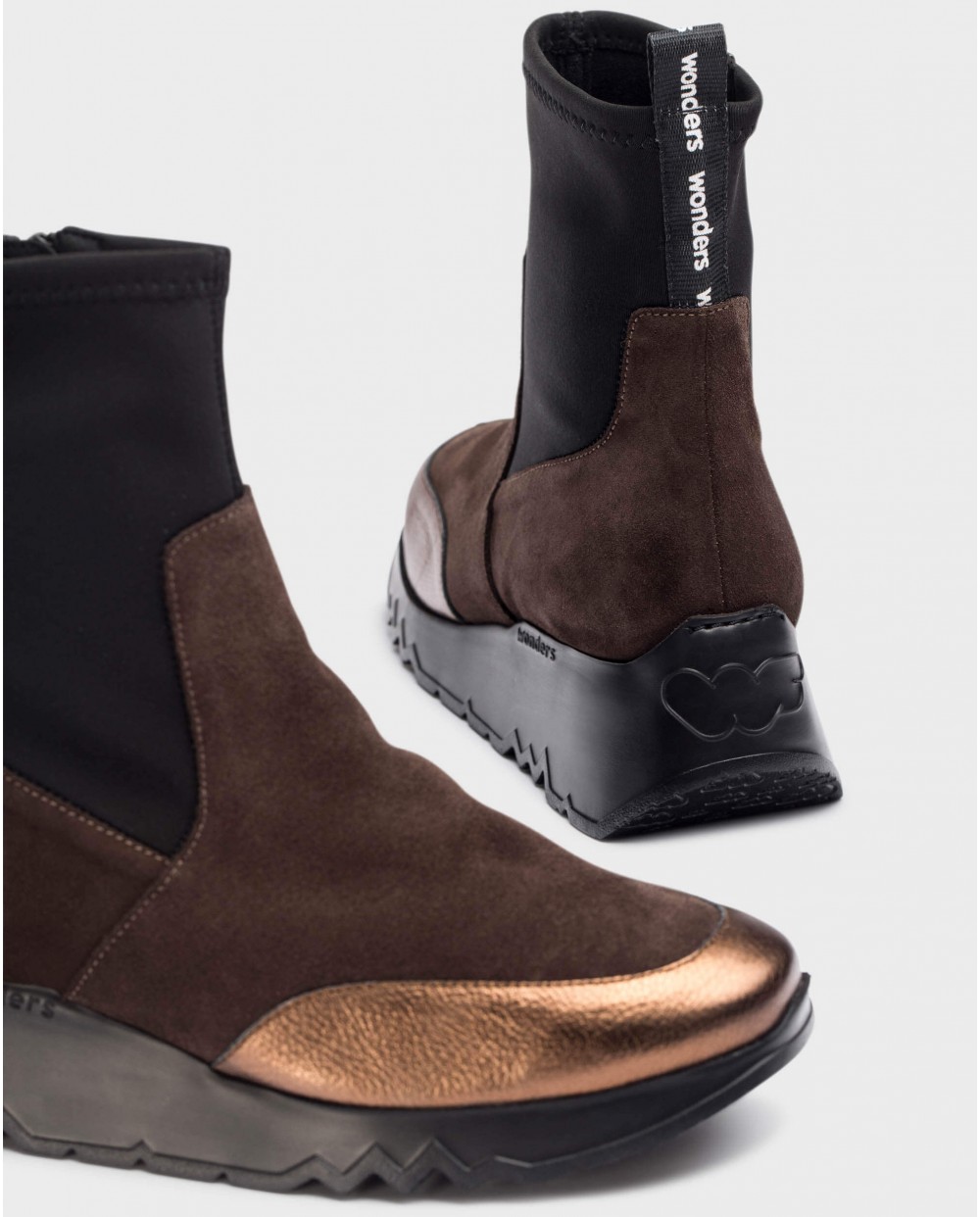 Wonders-Ankle Boots-Brown SINGAPUR Ankle Boots