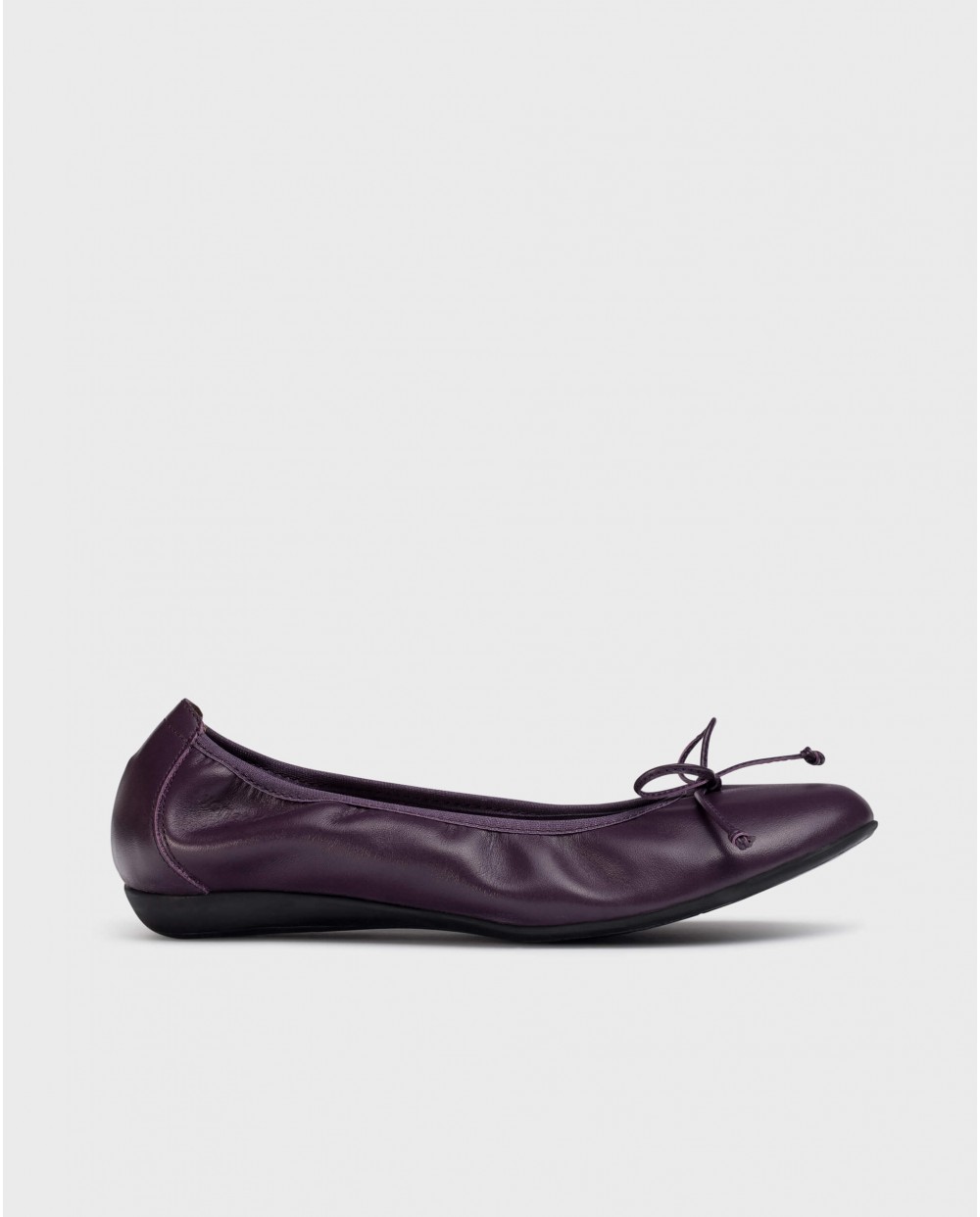 Purple BO Ballet Flat