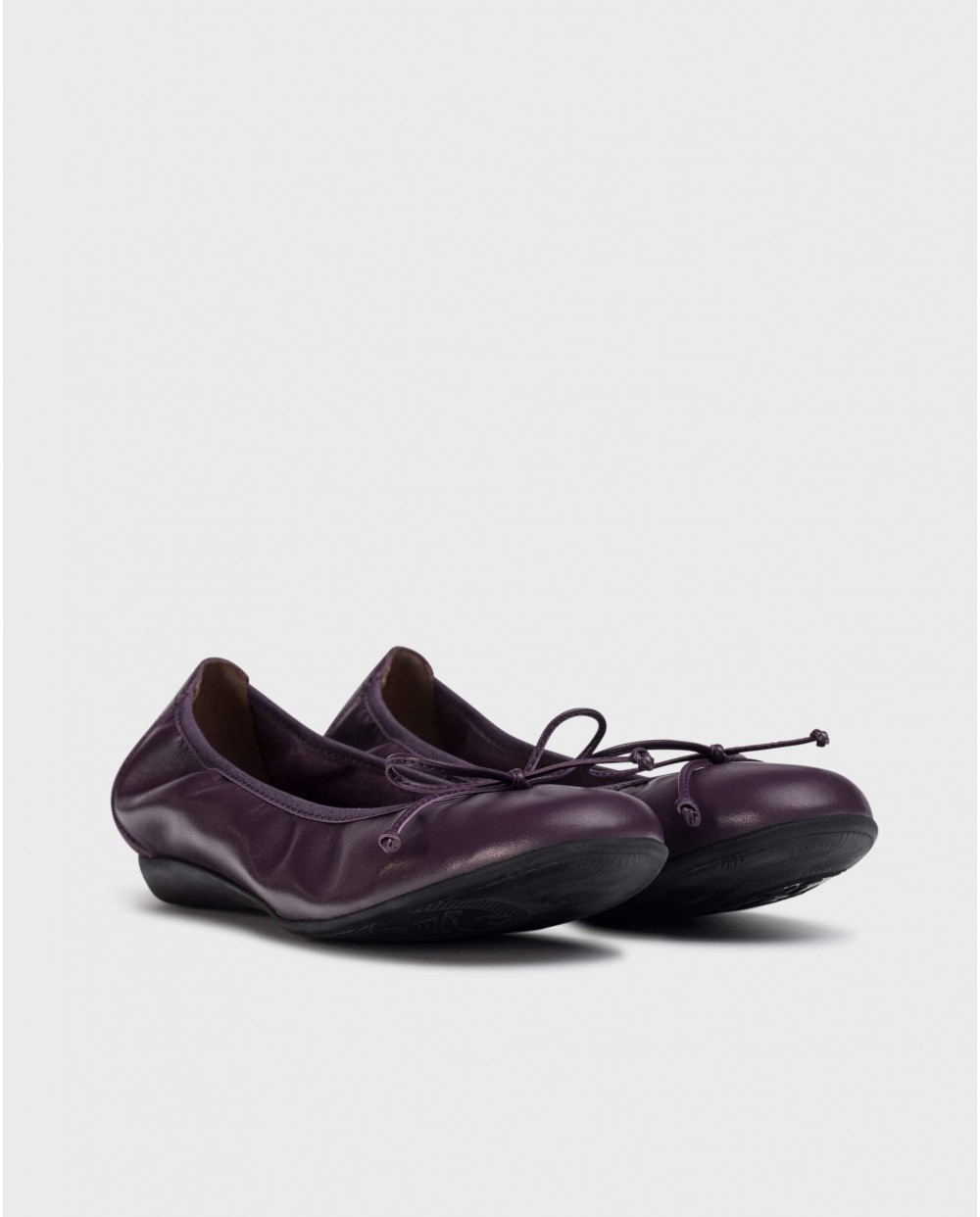 Purple BO Ballet Flat