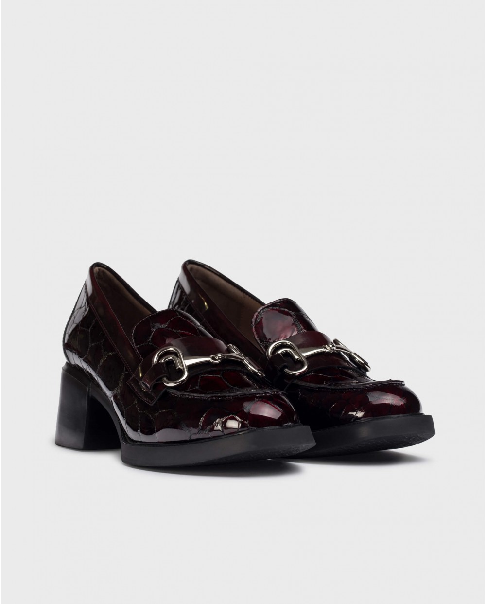 Wonders-Loafers-Burgundy CHUCK loafers