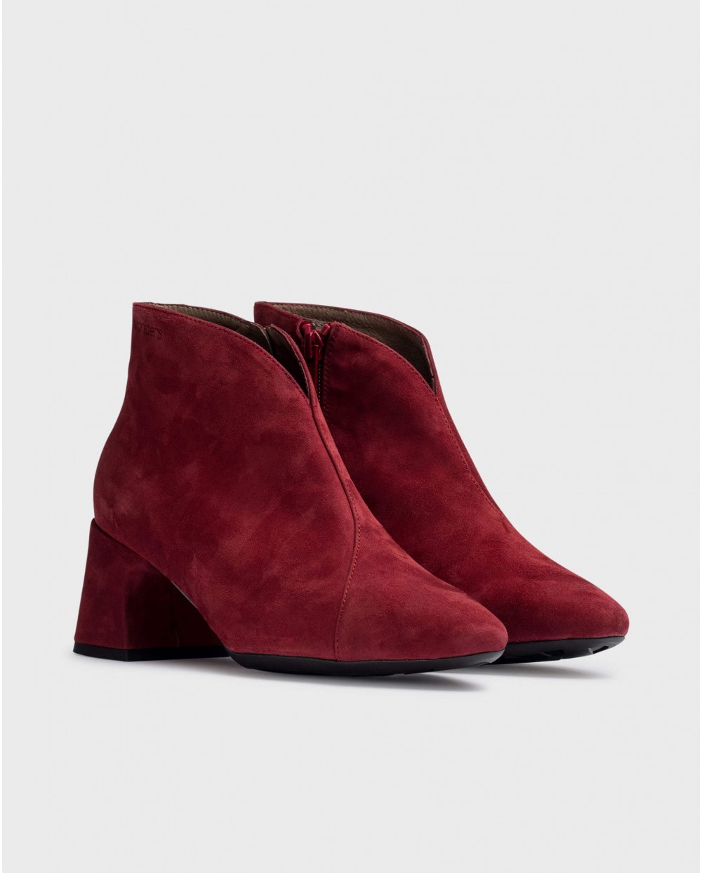 Red MONACO Ankle Boots