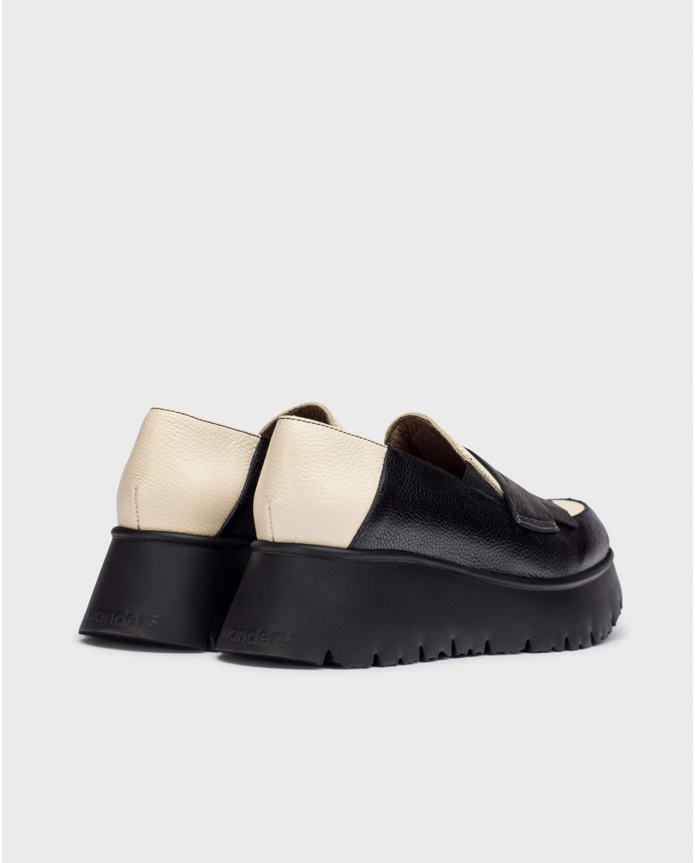 Wonders-Loafers-Lead MEDIANOCHE loafers