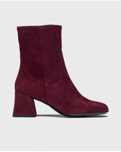 Wonders-Ankle Boots-Burgundy MANDY Ankle Boots