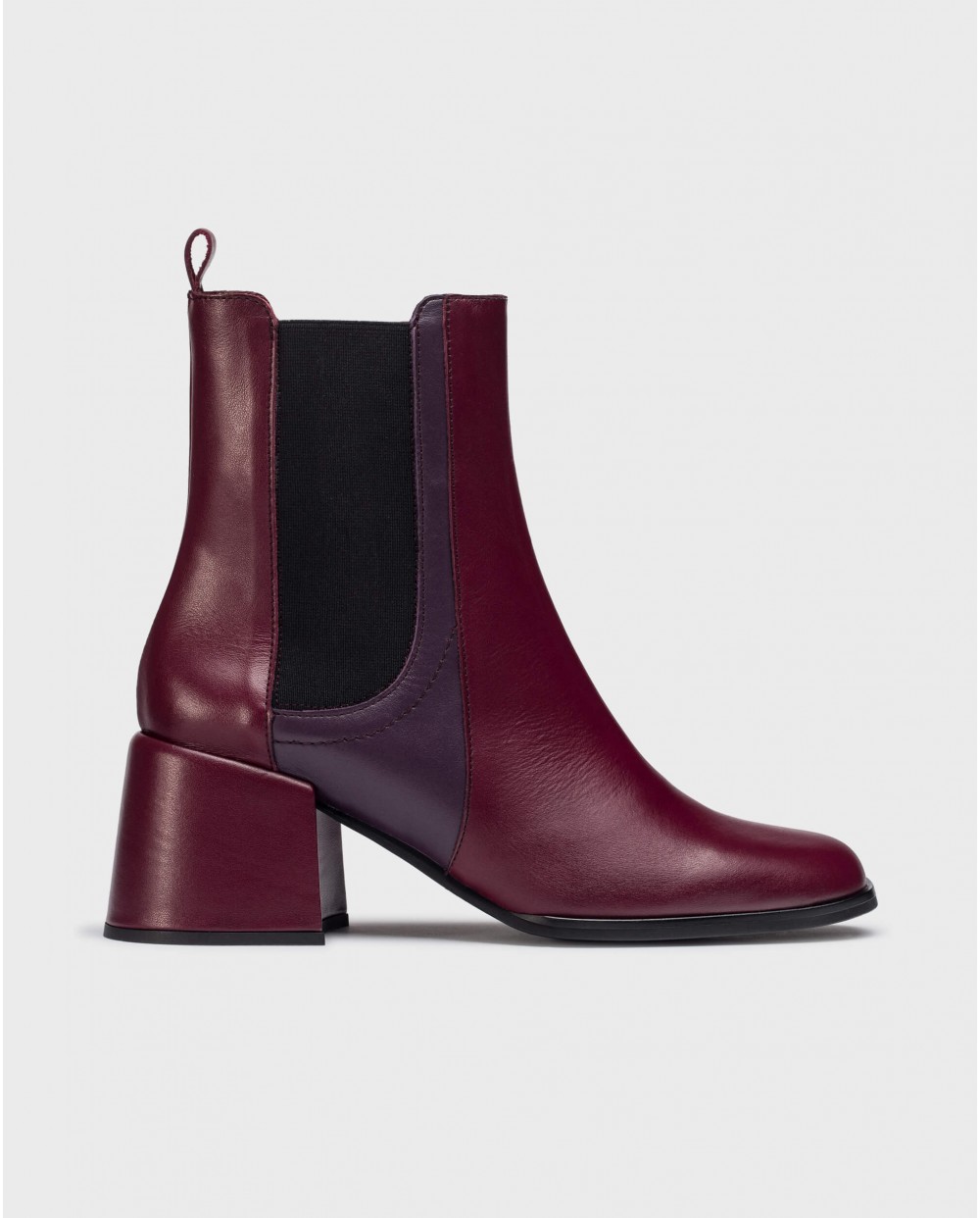 Burgundy RORI ankle boots