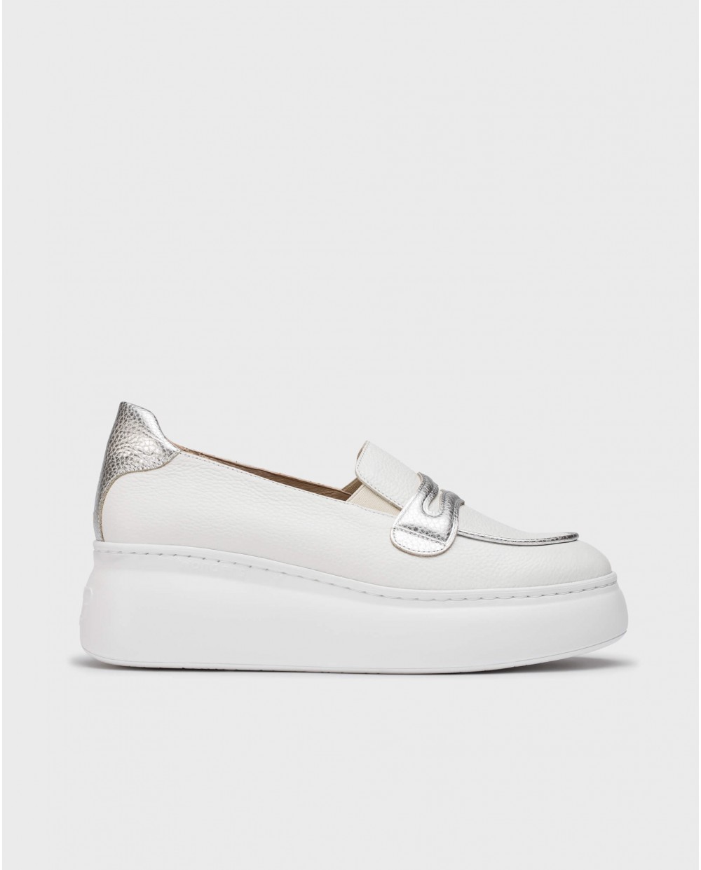 Wonders-Pre Fall 2024-White BACAN Loafers