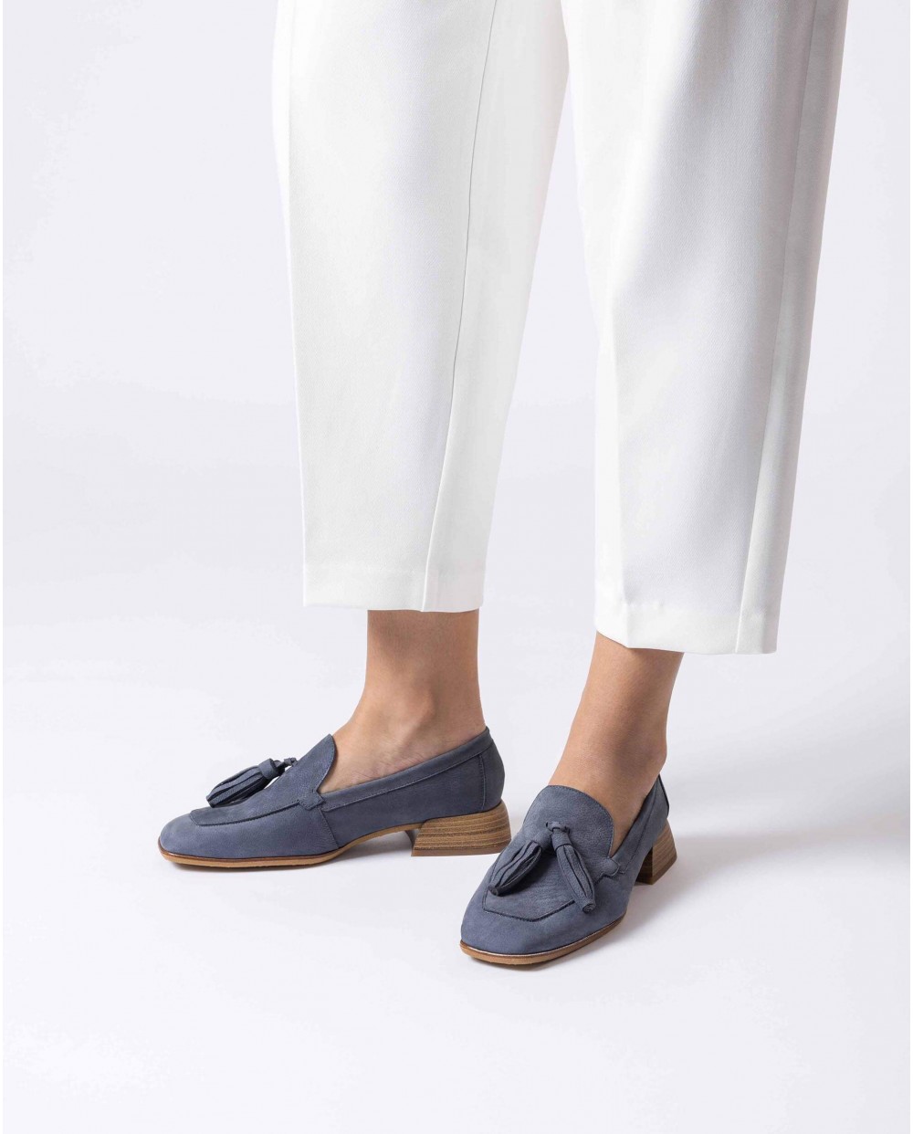 Wonders-Pre Fall 2024-Blue ZERA Loafers