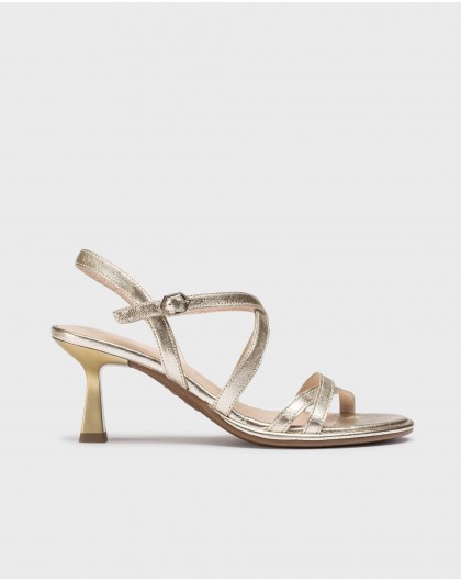 Wonders-Heels-Gold KAIA Sandal