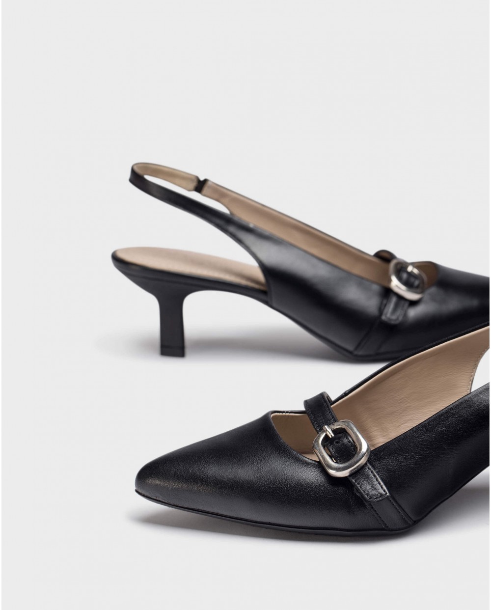 Wonders-Pre Fall 2024-Black GAIA Slingback