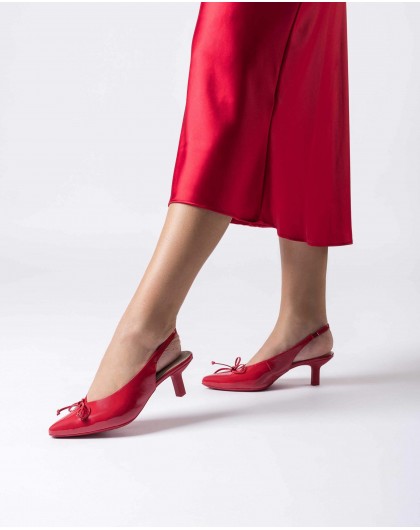 Wonders-SS 2025-Red INGRID Slingback