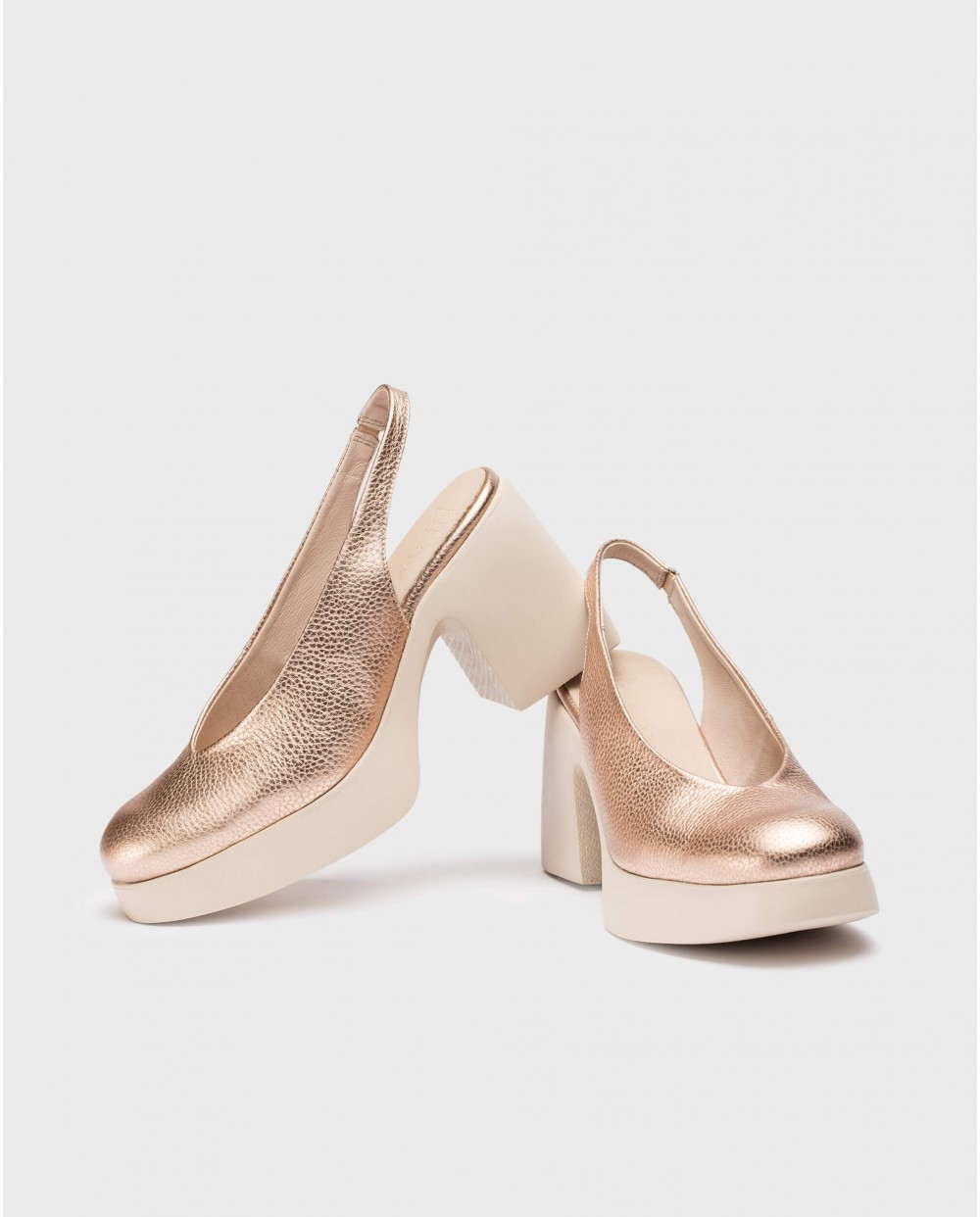 Wonders-SS 2025-Rose Gold NAIMA Slingback