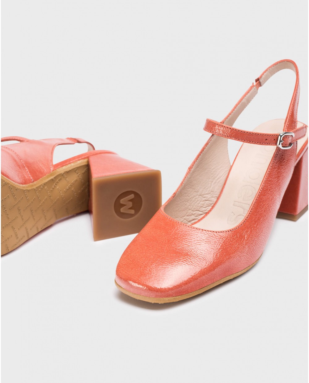 Wonders-Pre Fall 2024-Coral JANE Slingback