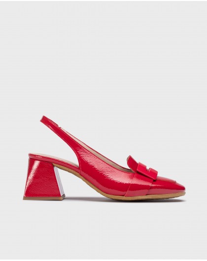 Wonders-Heels-Red REBECA Slingback