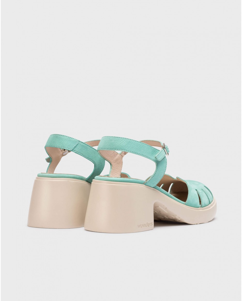 Wonders-Heels-Blue HAIZEA Sandal