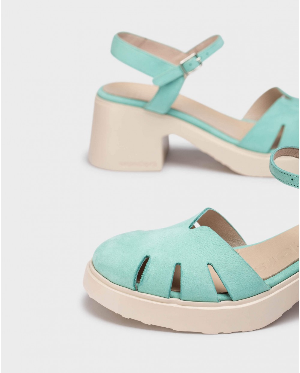 Wonders-Heels-Blue HAIZEA Sandal