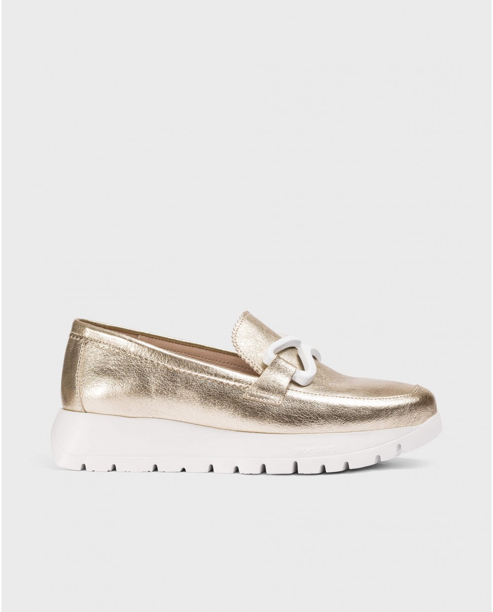 Wonders-Loafers-Gold AURA Loafers