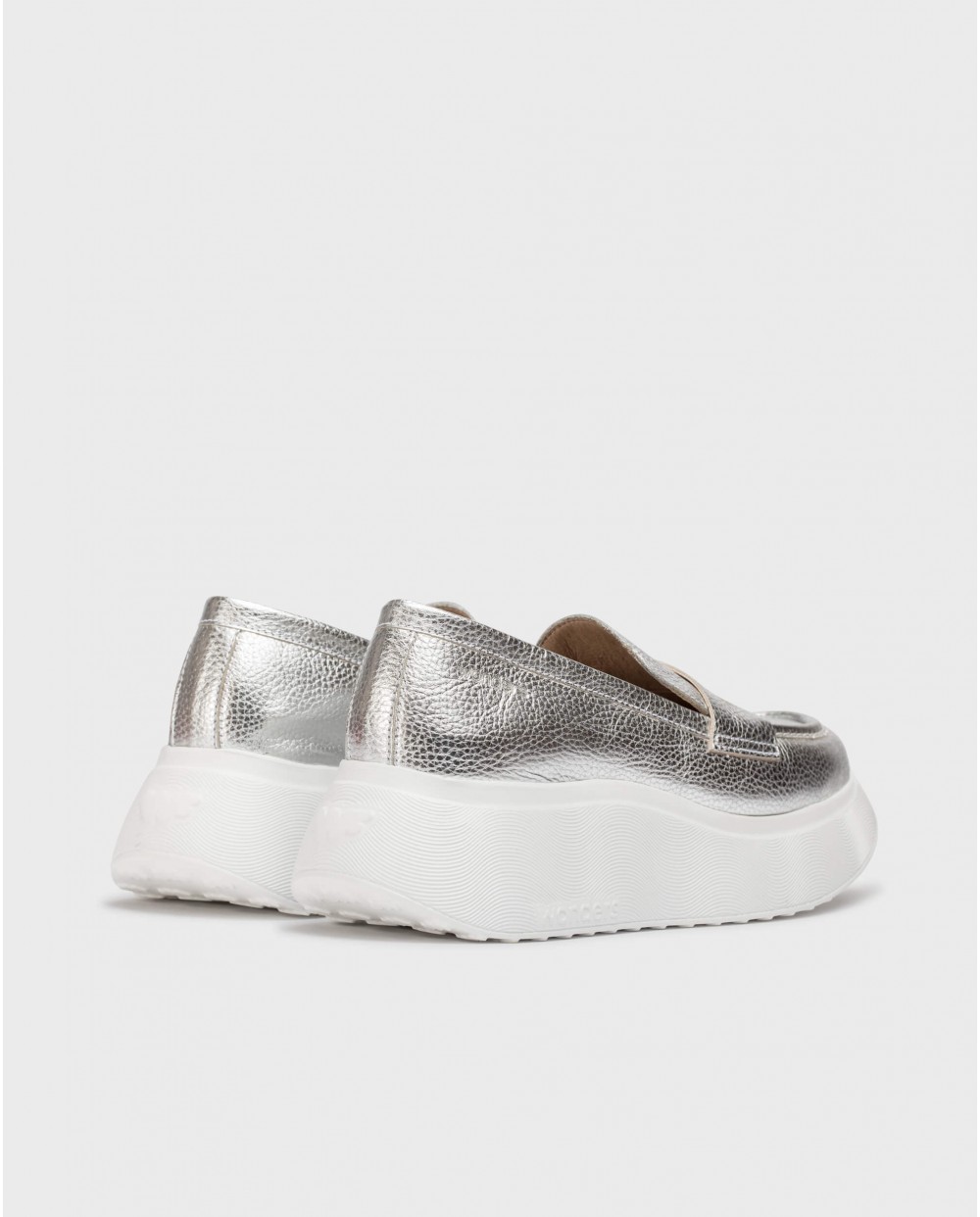 Wonders-Loafers-Silver ESTELA Loafers