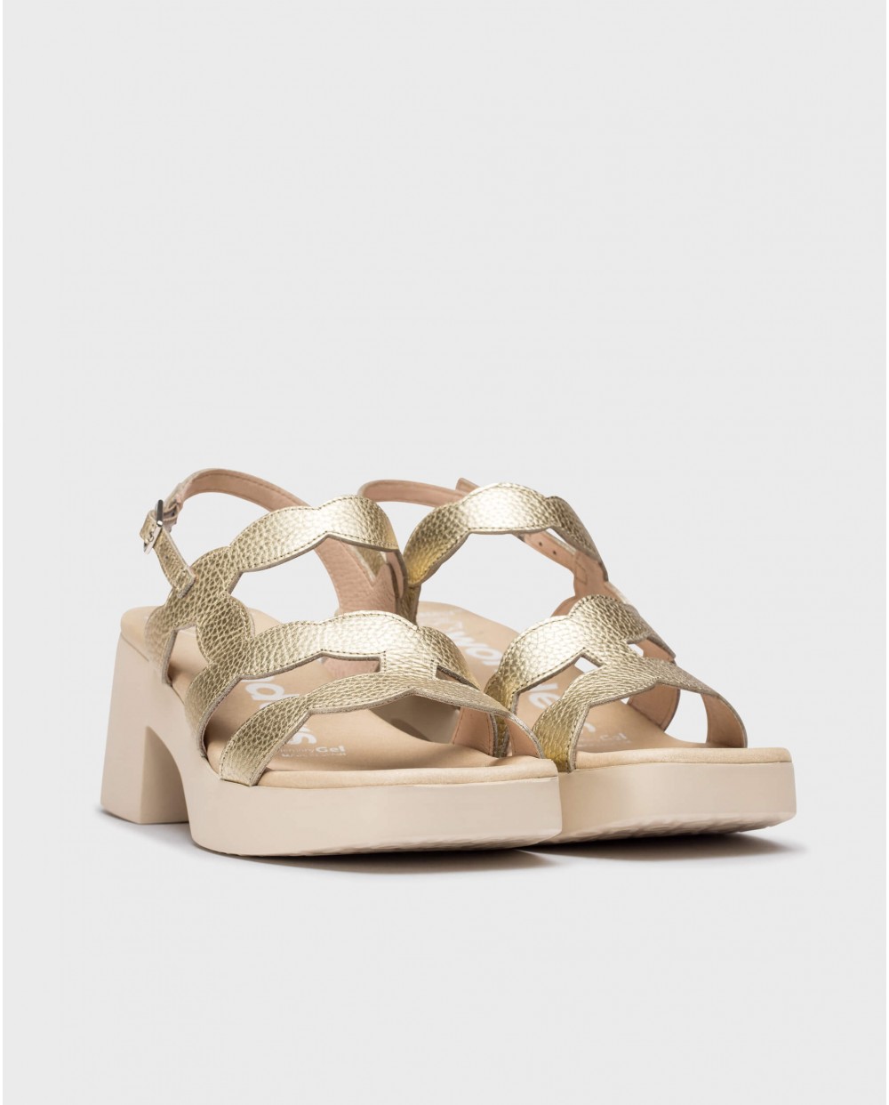 Wonders-Sandals-Gold HURA Sandal