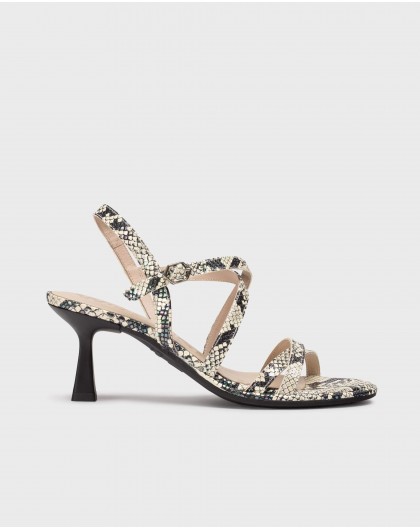 Wonders-Heels-Snake KAIA Sandal