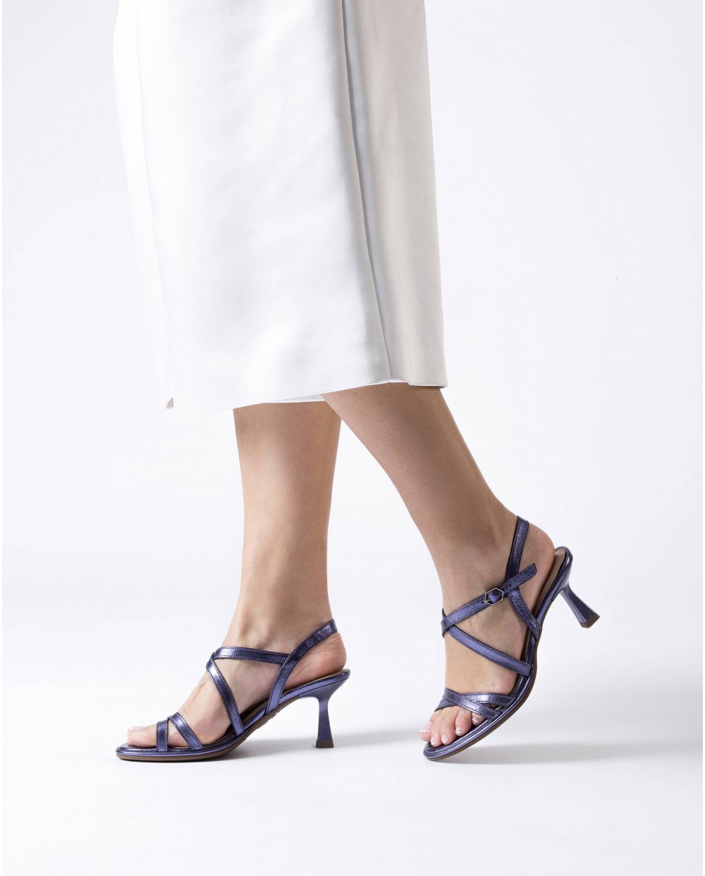 Wonders-Heels-Blue KAIA Sandal