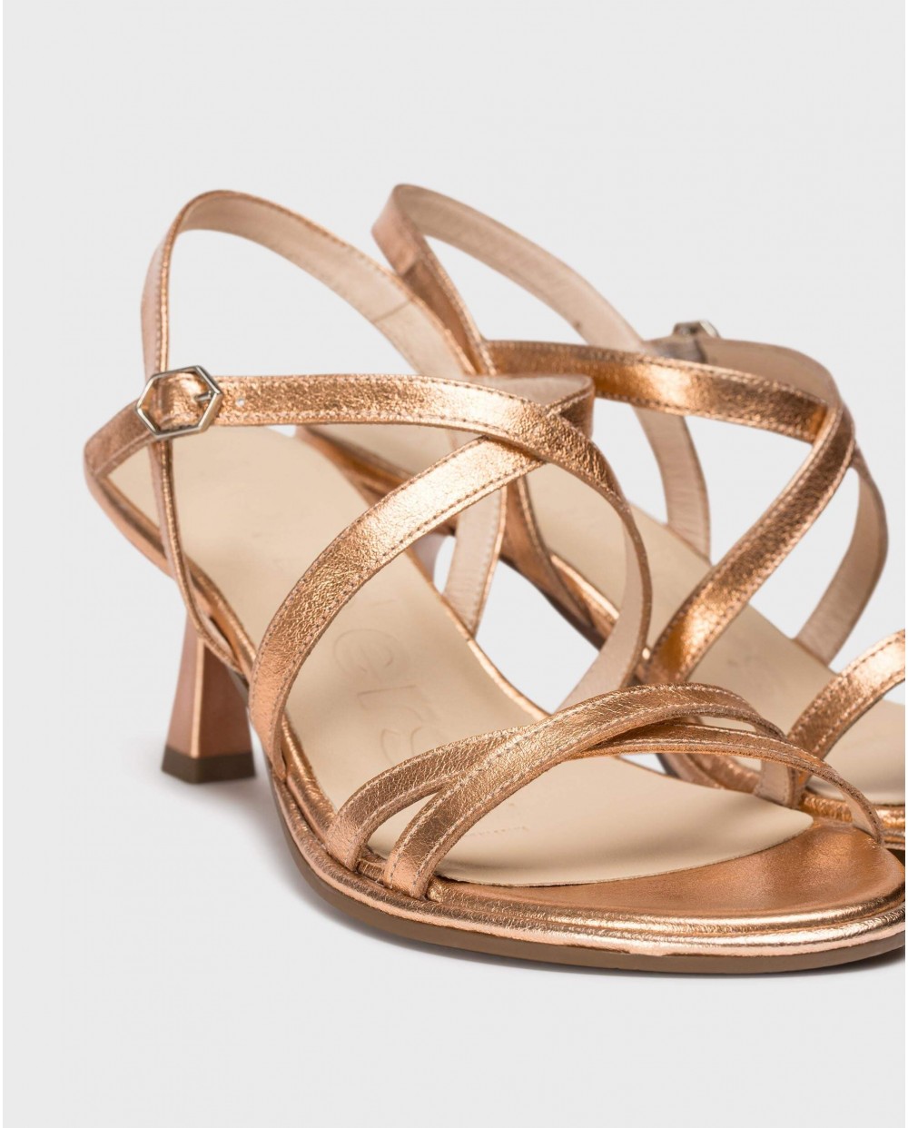 Wonders-Heels-Rose Gold KAIA Sandal