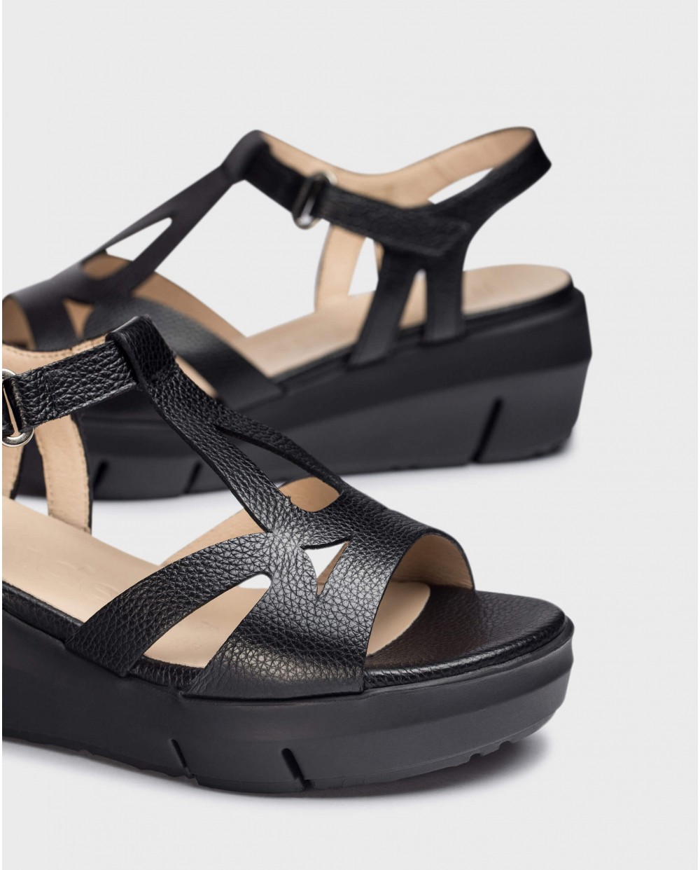 Black BLANCA Sandals