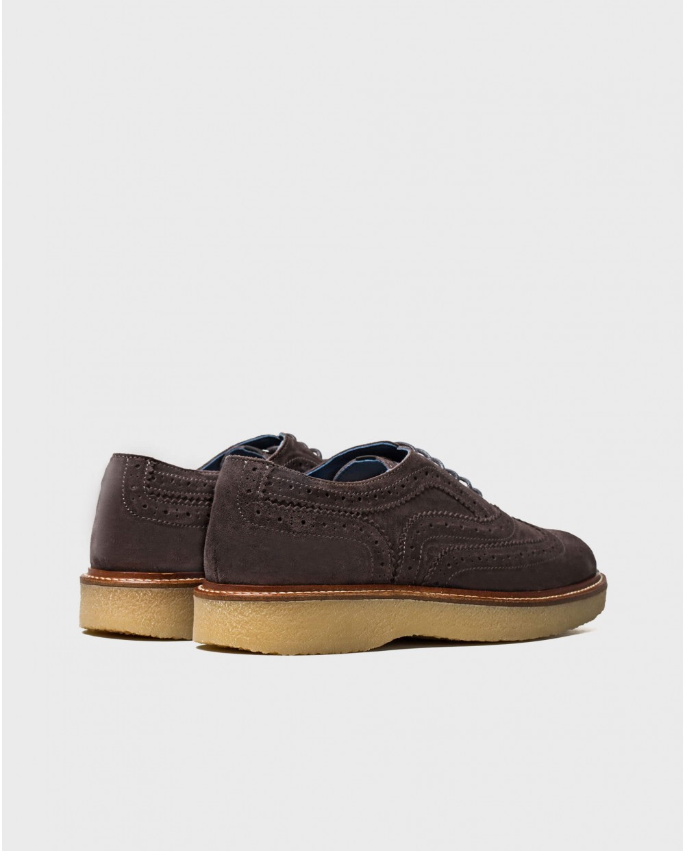 Wonders-Winter Outlet-Leather shoe with brogue detail