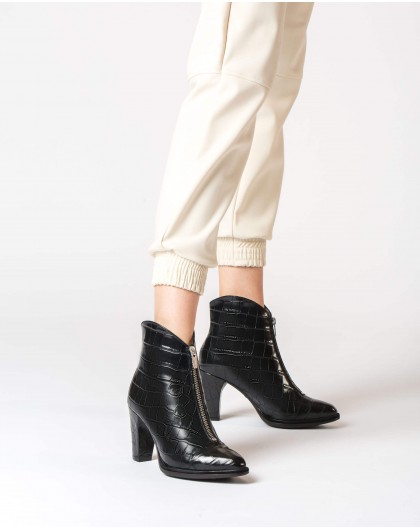 Wonders-Ankle Boots-ankle boot with zip