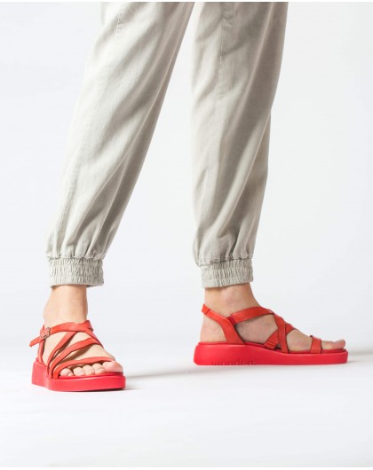 Wonders-Sandals-Flat sandal with waves