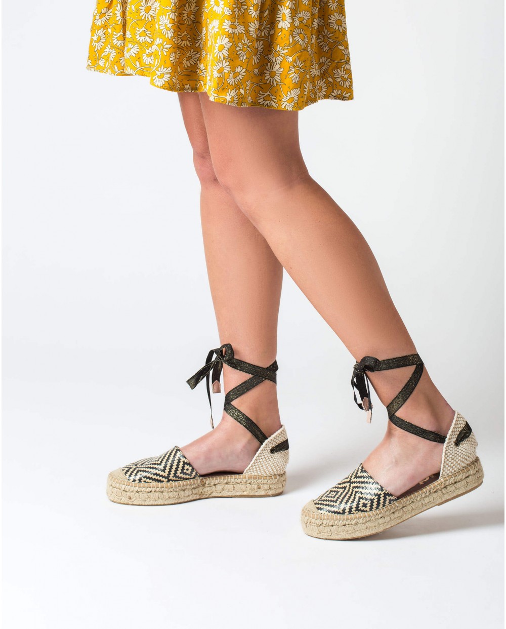 Wonders-Flat Shoes-Flat Jute sandal