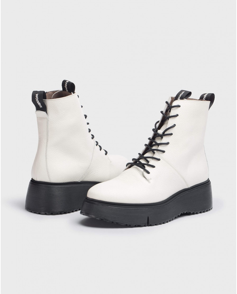 Wonders-Ankle Boots-White Bristol Ankle boot