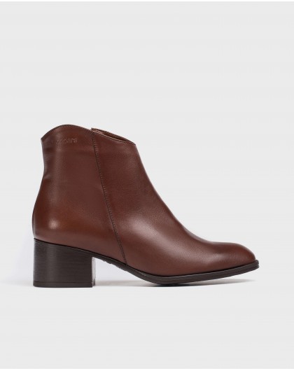 Wonders-Ankle Boots-Brown Easy Ankle Boot