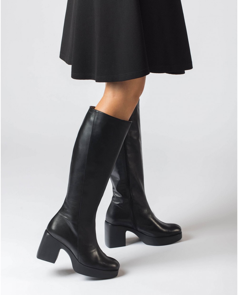 Wonders-Boots-Black boot Mayfair