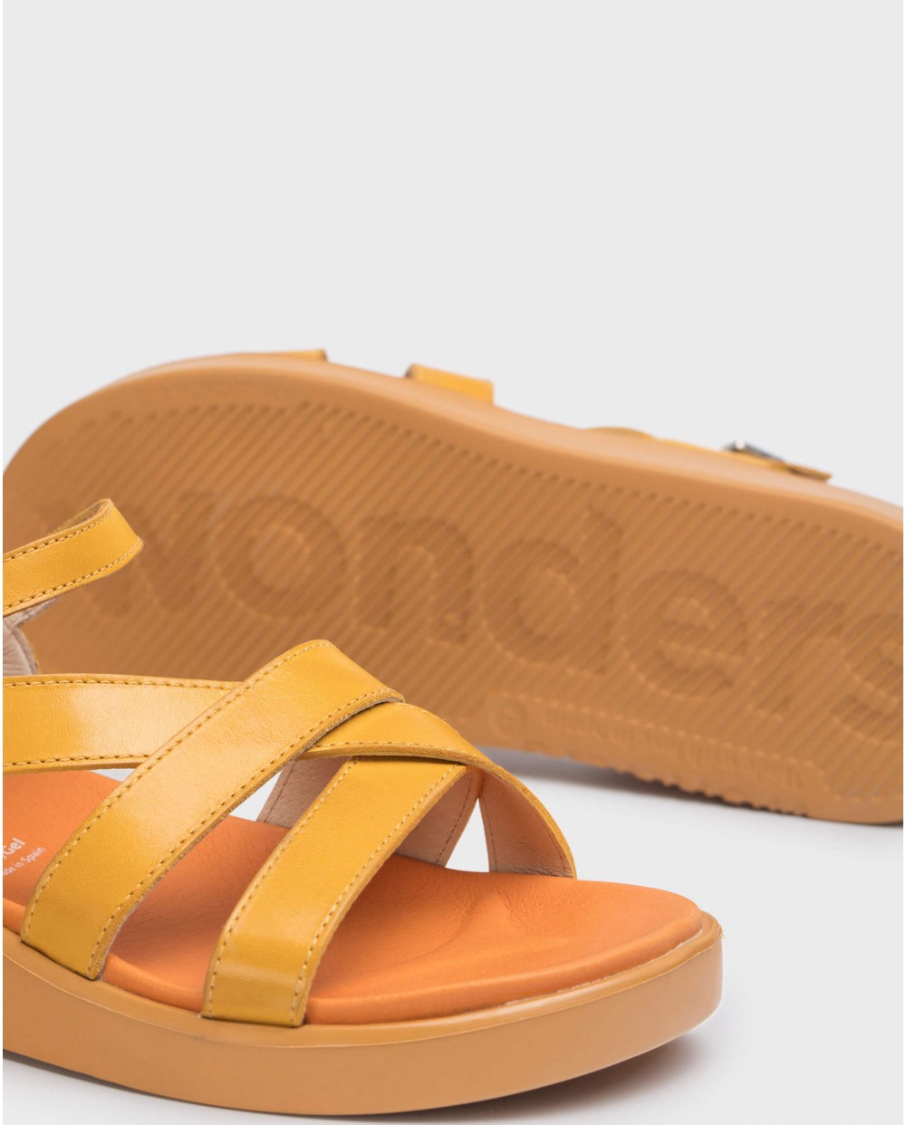 Wonders-Sandals-Orange Folk Sandal